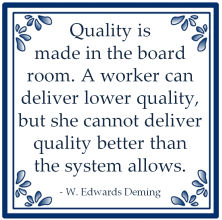quality board room edwards deming lean